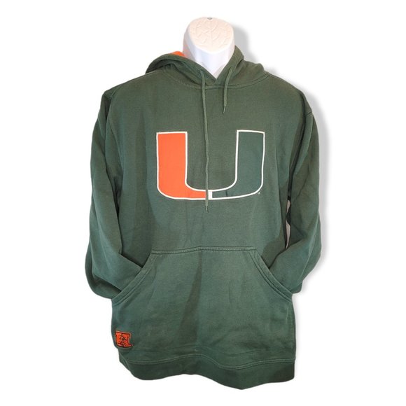 Reebok Heisman Collection University of Miami Football Team Men's Hoodie Size M